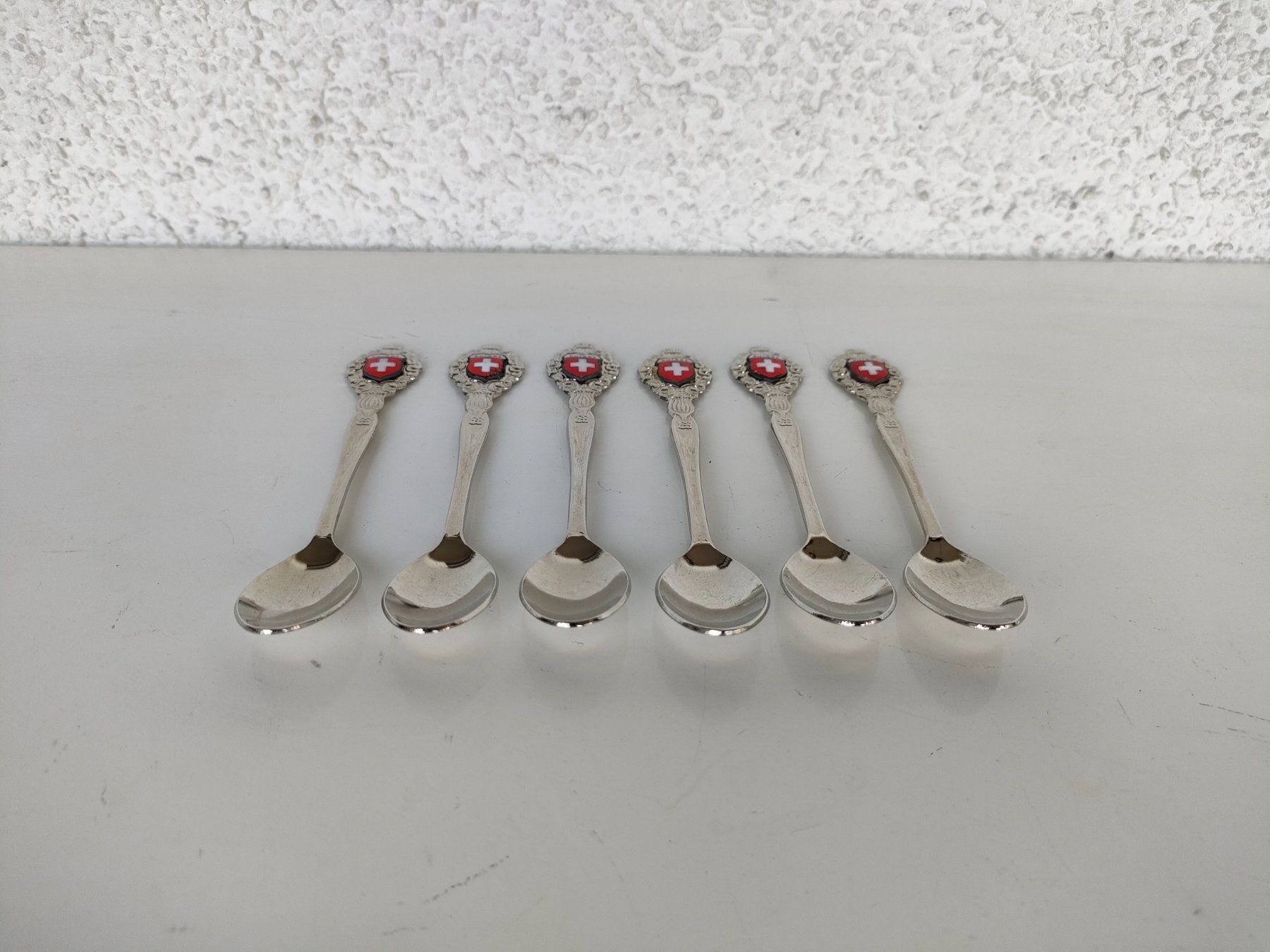 Cucchiai: Wunderschönes Schweizer Zierlöffel-Set – Usato da Dietikon venduto da Tucumano1981 2