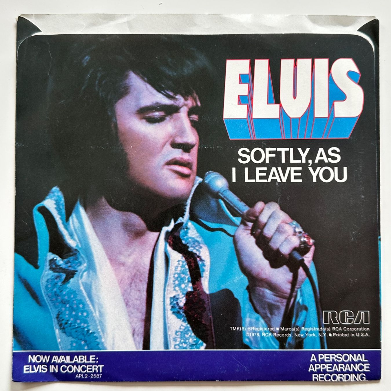 Dischi in vinile: Elvis - Single - Unchained Melody (USA) – Usato da Etzwilen venduto da presley3577 1