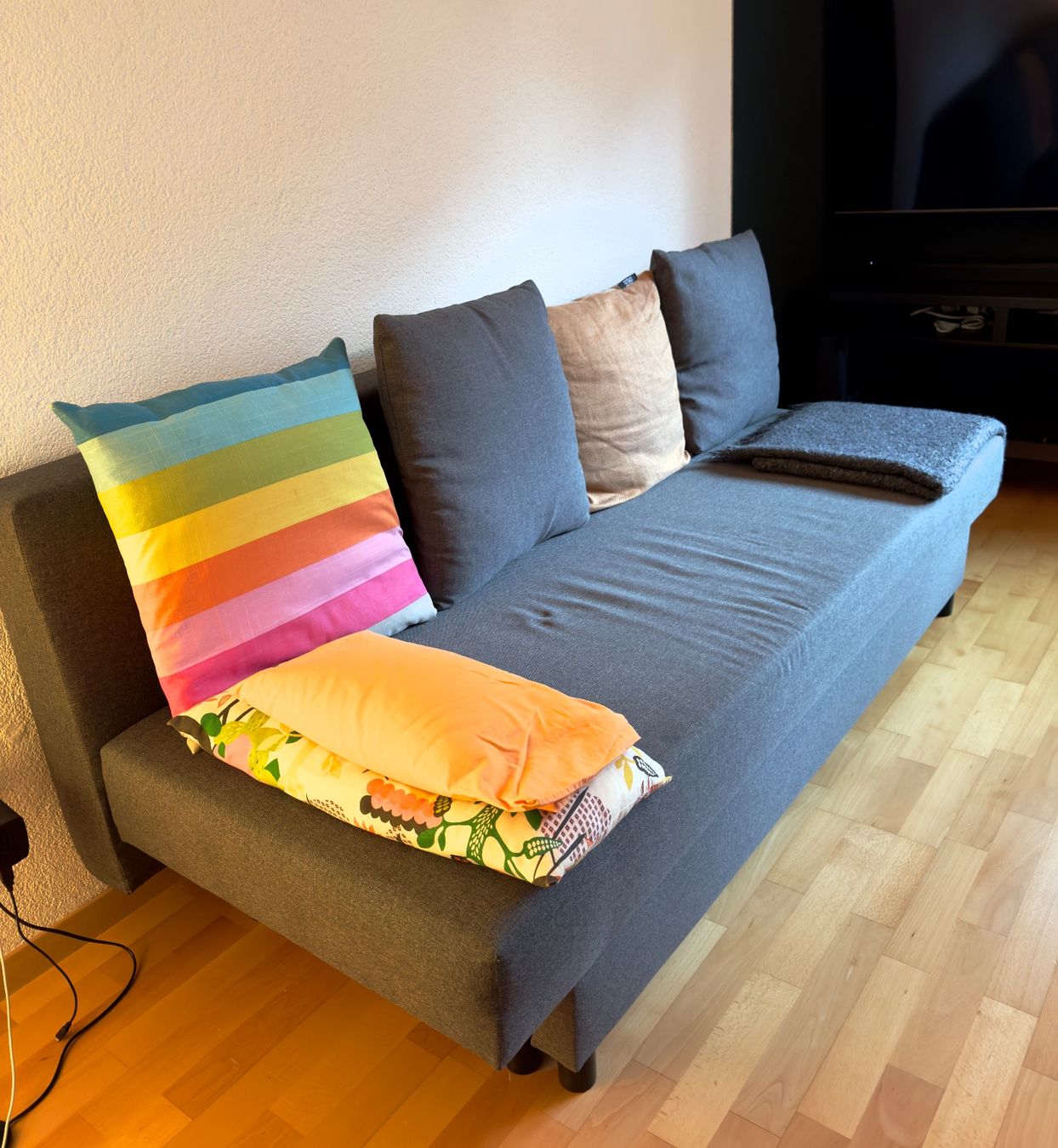 Divani: Sofa/Bettsofa (dunkelgrau) – Usato da Bern venduto da FredericGreub 1