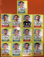 Panini Fussball-Sticker Argentinien Spieler Set