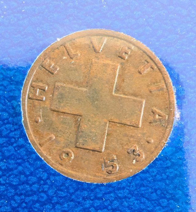 Tutti le monete: 2 Rappen 1953 – Usato da Arch venduto da coinsandmore