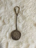 Silber Schlüsselanhänger mit Thurgauerische Münze 900 Silber