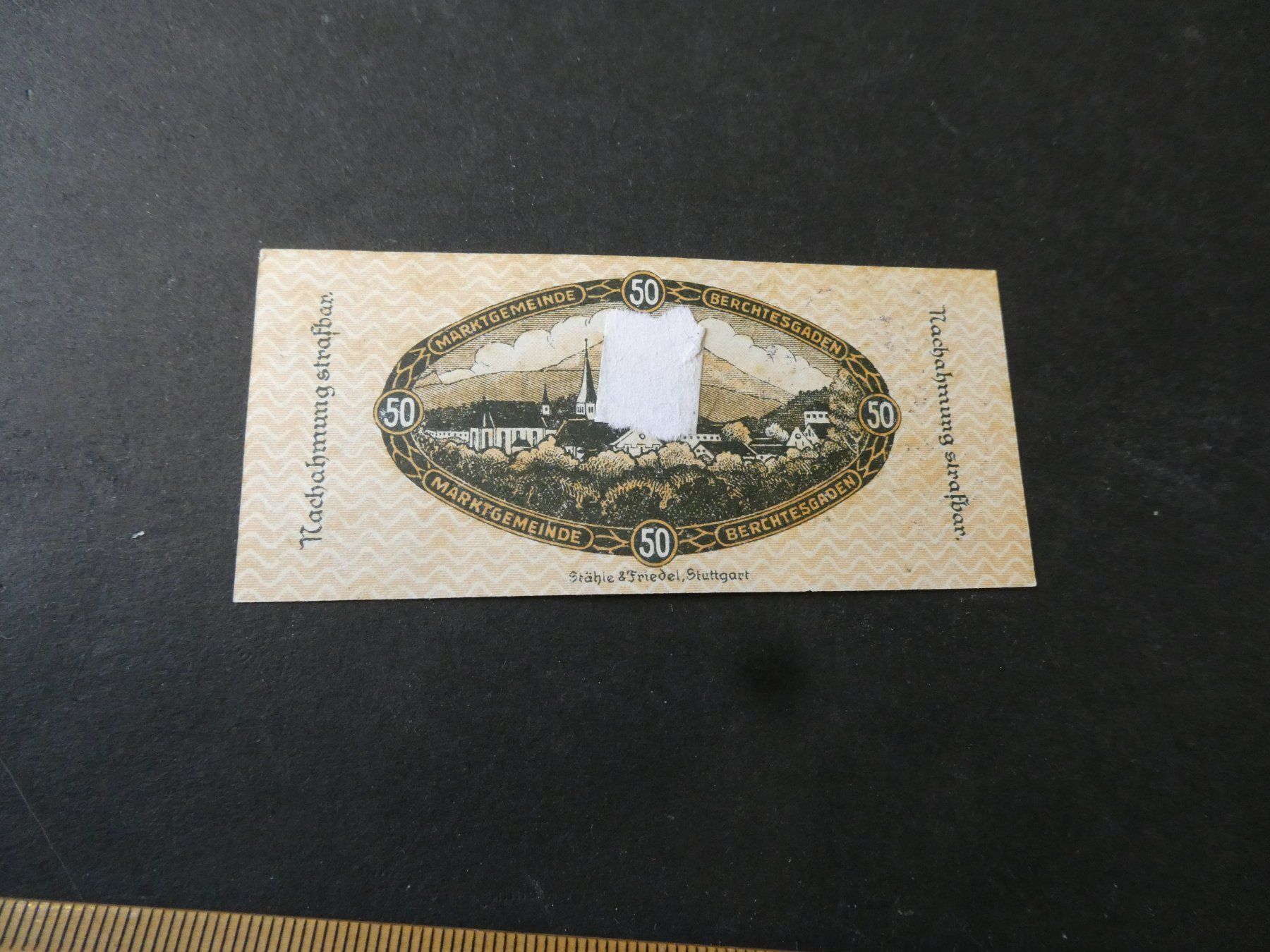 Banconote: Dt. Reich, Berchtesgaden  - Notgeld – Usato da Hinterforst venduto da Rohusri 1
