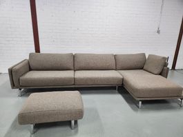 Leolux – Bellice Ecksofa + Hocker – Wie neu