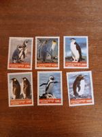 Timbres Cambodge 2001 - 6 timbres pingouins rares! (2218)