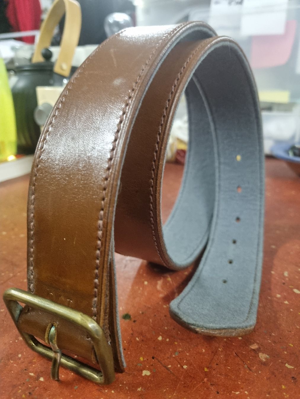 Schweizer Armee Cinture: Militär gurtel leder – Usato da Ostermundigen venduto da vintage60 3