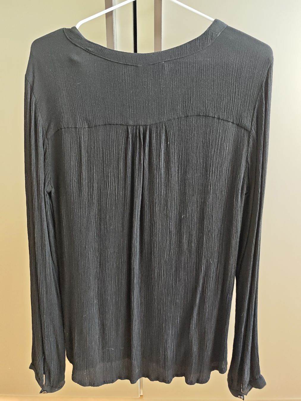 Blusen: Kaffe Langarmshirt Schwarz Gr. 38 Leicht & Luftig  – Gebraucht aus Biel/Bienne von Kittycat_LostInSpace 2
