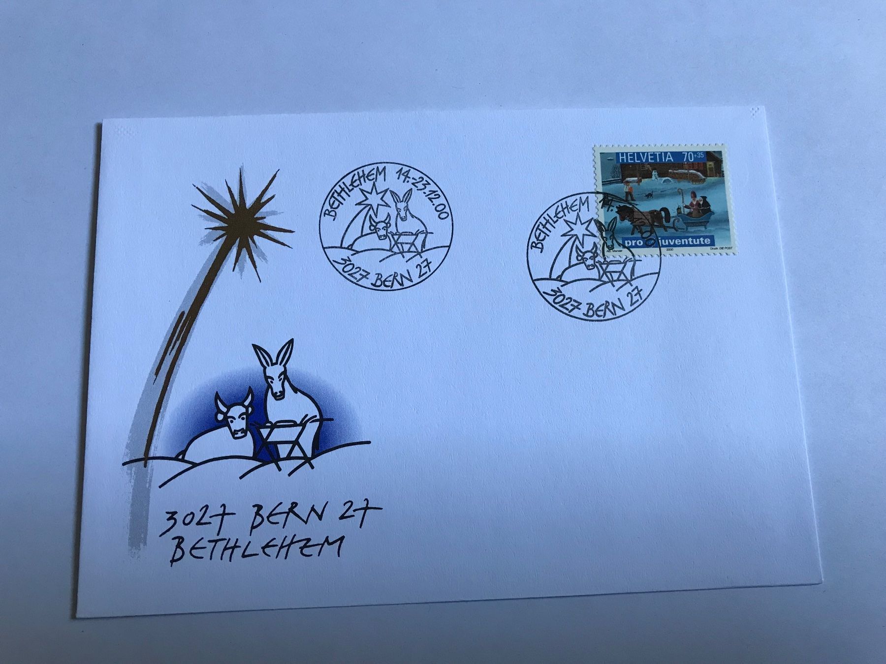 Tutti i francobolli: FDC, Bethlehem, 24.12.1999 – Usato da liestal venduto da makai05