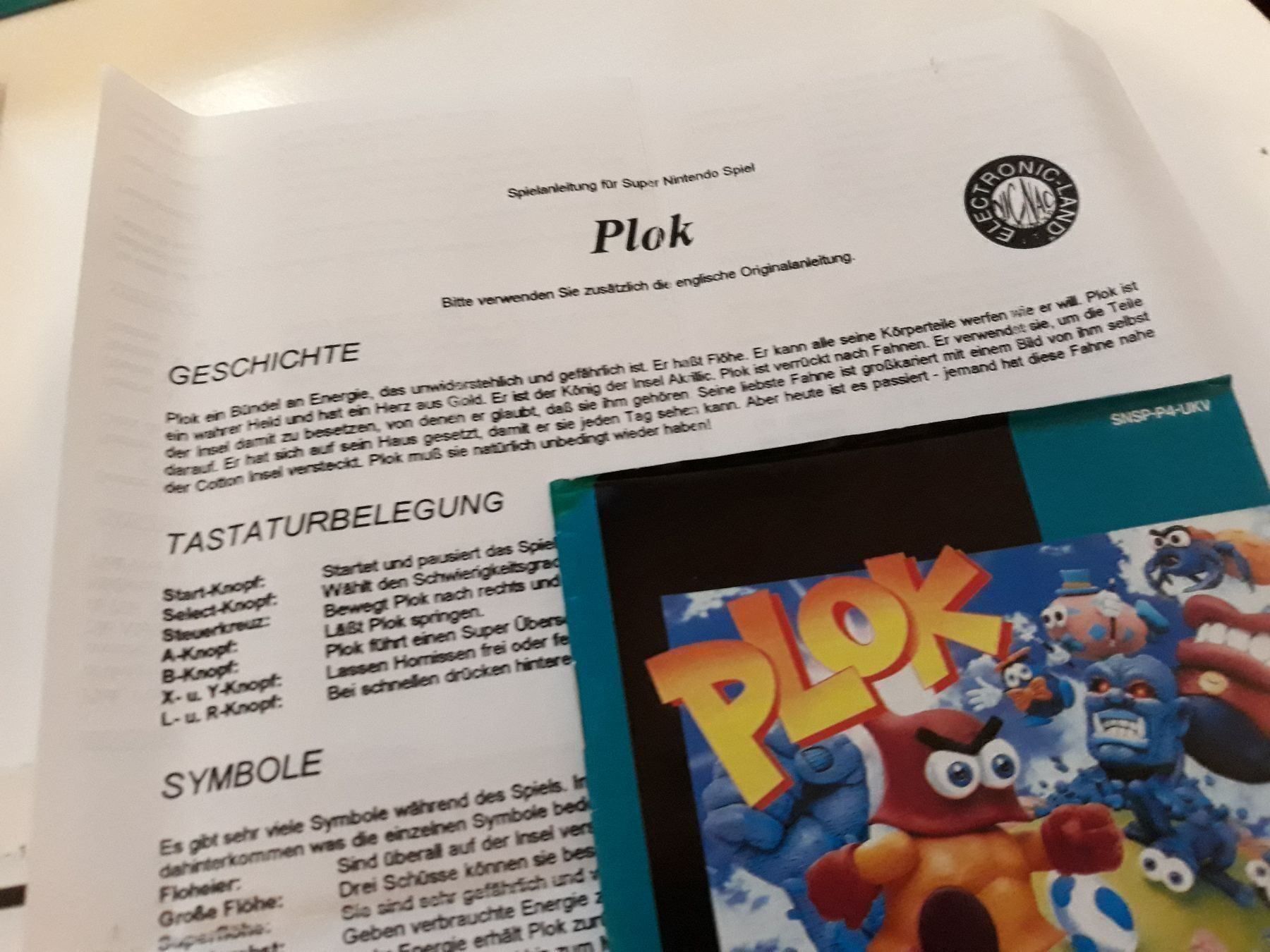 Nintendo Giochi: Plok Super Nintendo SNES Spiel OVP – Usato da Aarau venduto da Kaesekuchen2000 1