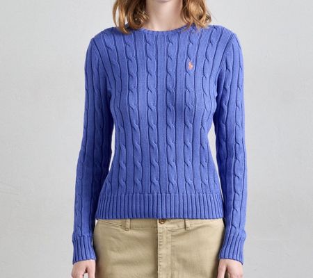 NEU🔥Kp 265.- Polo Ralph Lauren Strickpullover, blau, Gr. M 