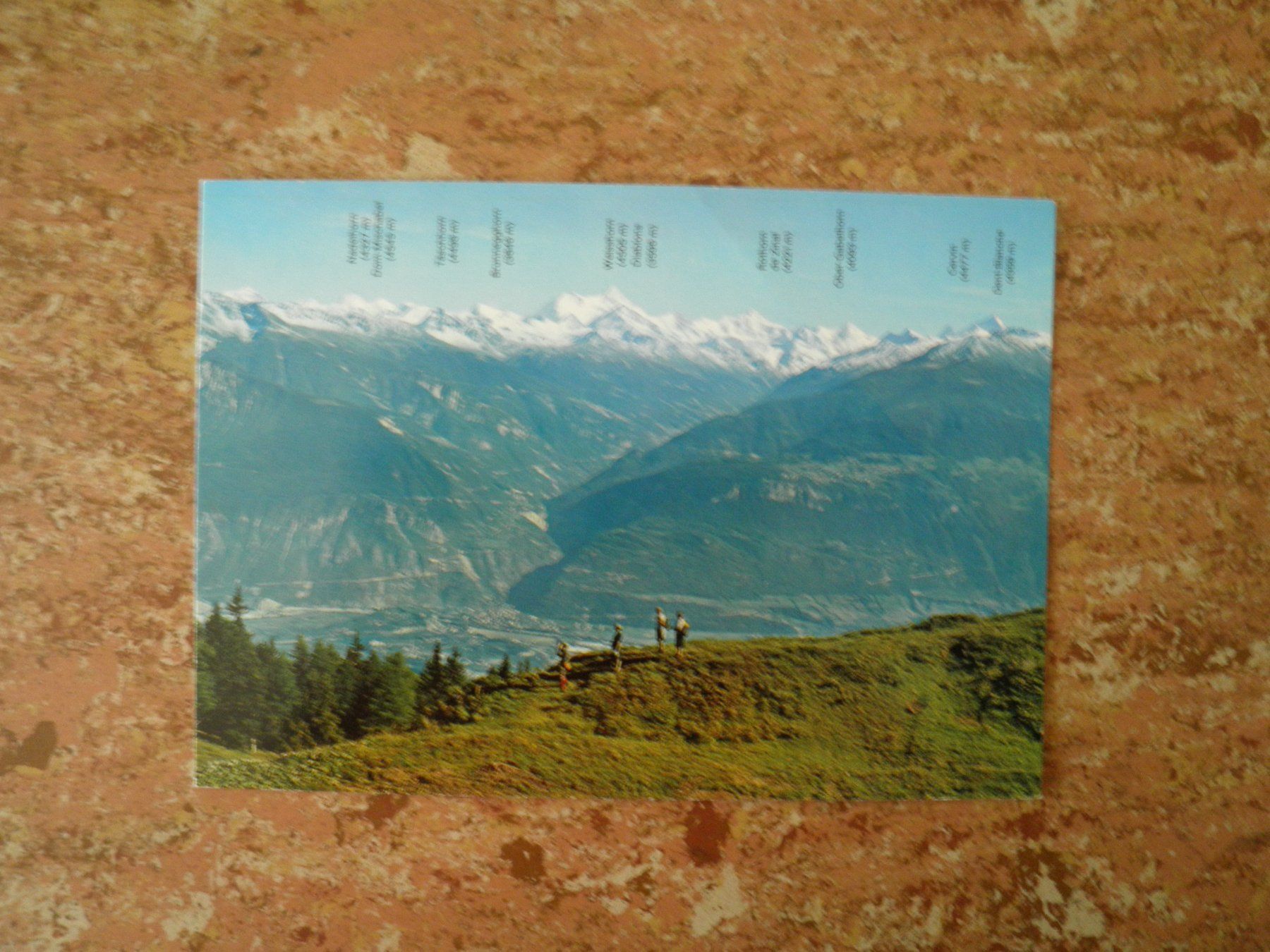 Cartoline postali: Alte Ansichtskarte Wallis Berglandschaft, Berge mit Schnee – Usato da Luzern venduto da gil_9jtr 1