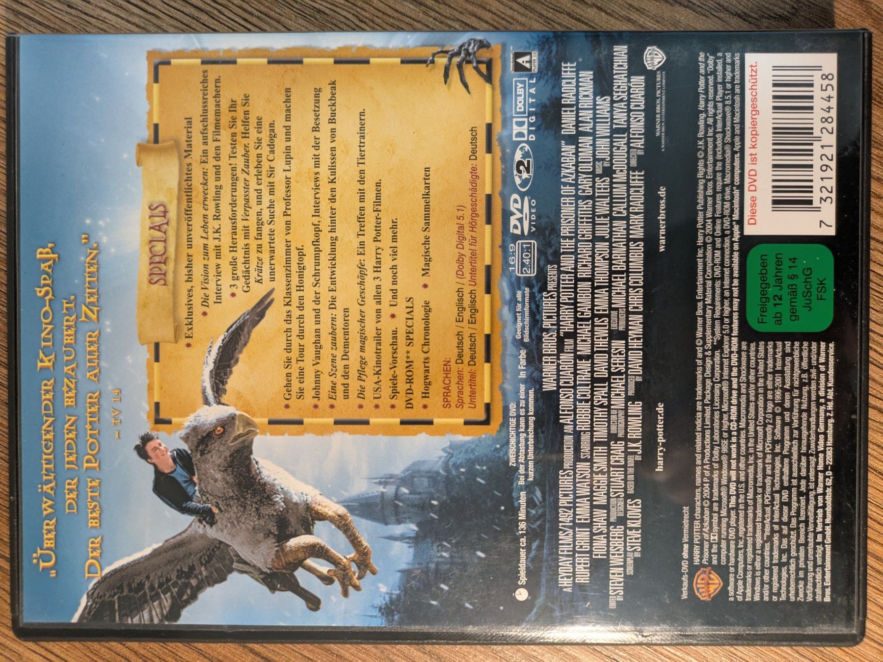 Tutti i DVDs: DVD's Harry Potter – Usato da Wangen an der Aare venduto da eggerclaudia 6