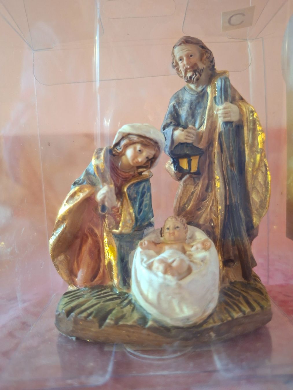 Alle Dekorationen: neu: Weihnachtskrippe Figuren Set bemalt – Neu und originalverpackt aus Nassen von verrueckt