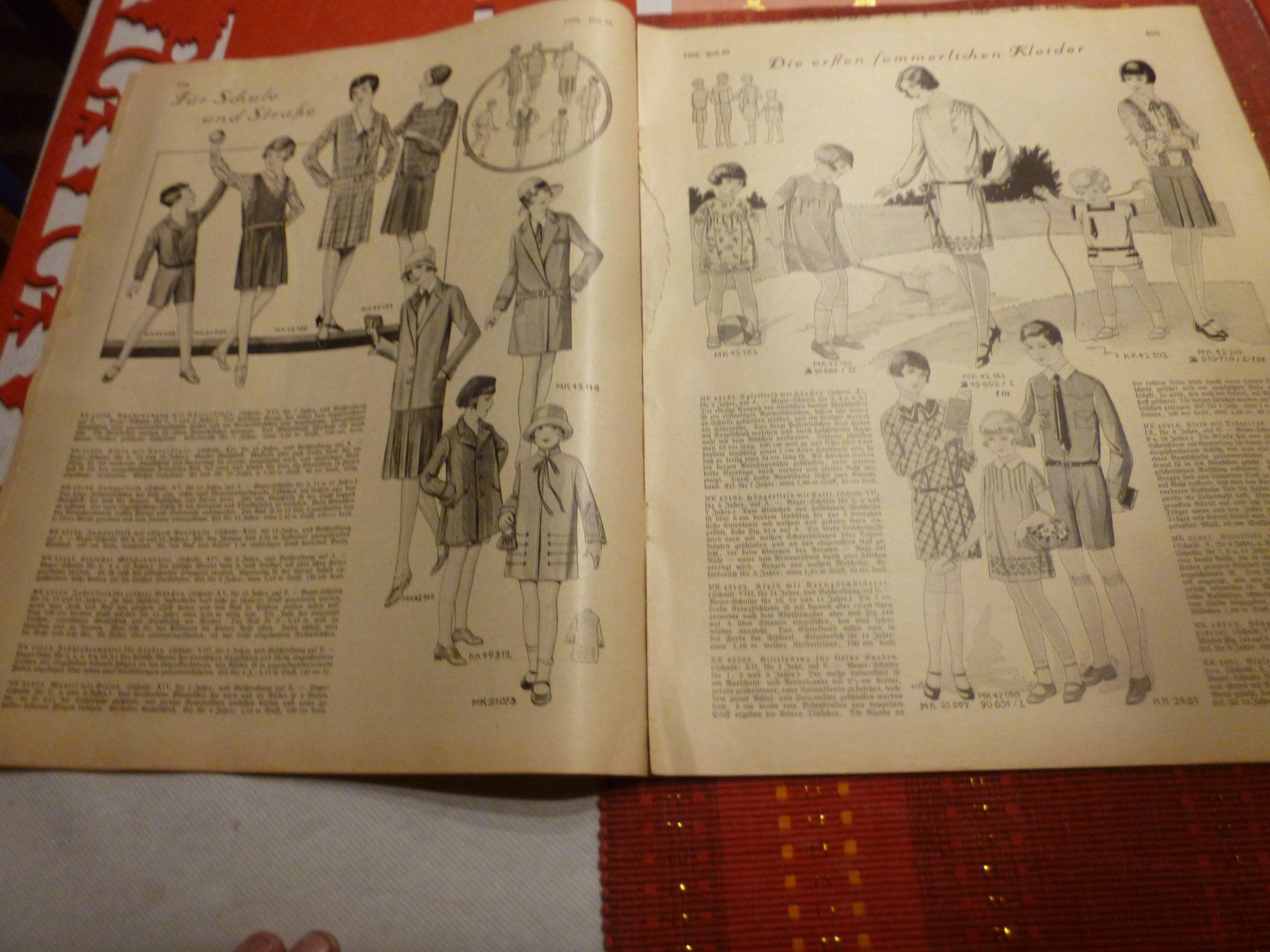 Schnittmuster: Modenschau  Schnittbogen 1929 Design Art De Co Schneider Mod – Gebraucht aus Luzern von leseratte24 3