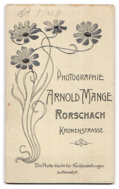 Fotografie &  Plakate: Fotografie Arnold Mange, Rorschach, Kron – Gebraucht aus Berlin von bartko-reher 1