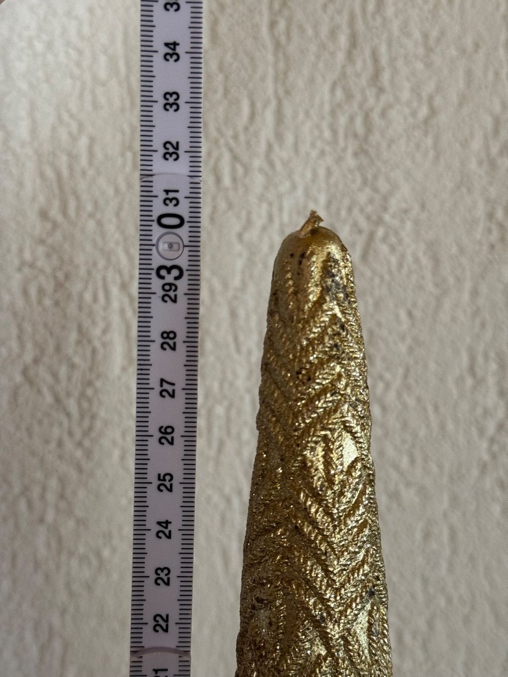 Candele: Schöne goldene Kerze mit Glitzer – Nuovo (secondo la descrizione) da Grosswangen venduto da Second_hand_paradise 2