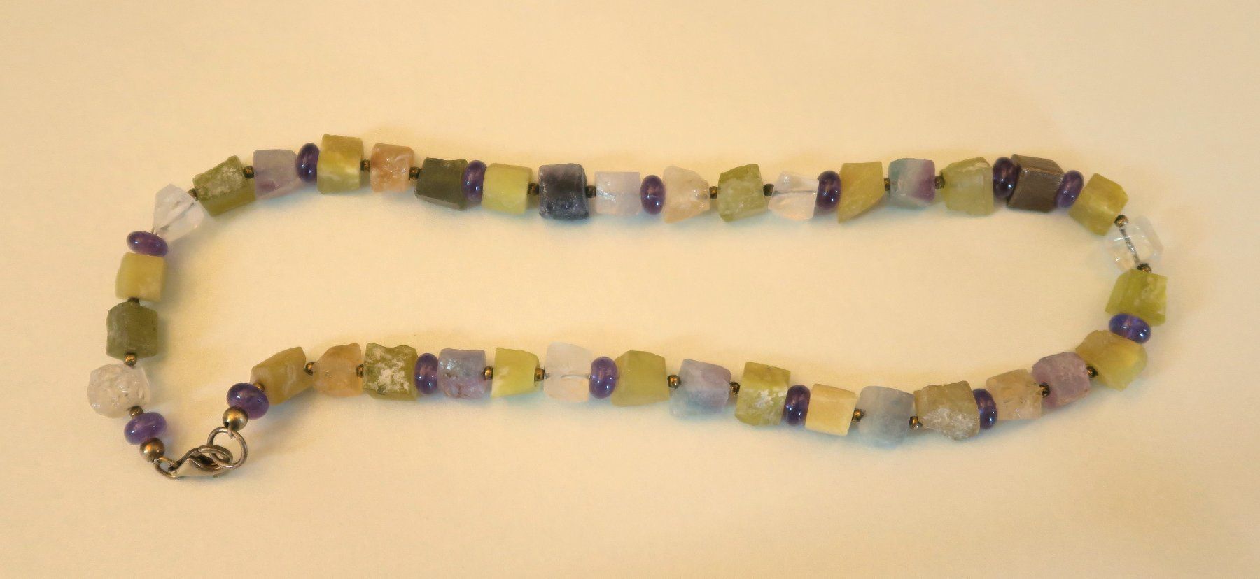 Catenine: Kette Fluorit/Calcit roh – Usato da Brittnau venduto da marlenestone 2