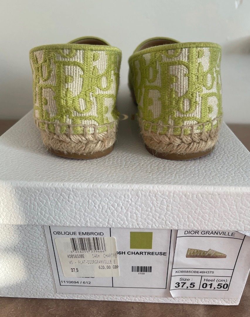 Dior Scarpe da donna: Christian Dior Espadrilles, Gr. 37,5- Top! – Usato da Binz venduto da blue.b1 8
