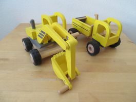 GOKI Deutschland "Holz LKW & BAGGER"
