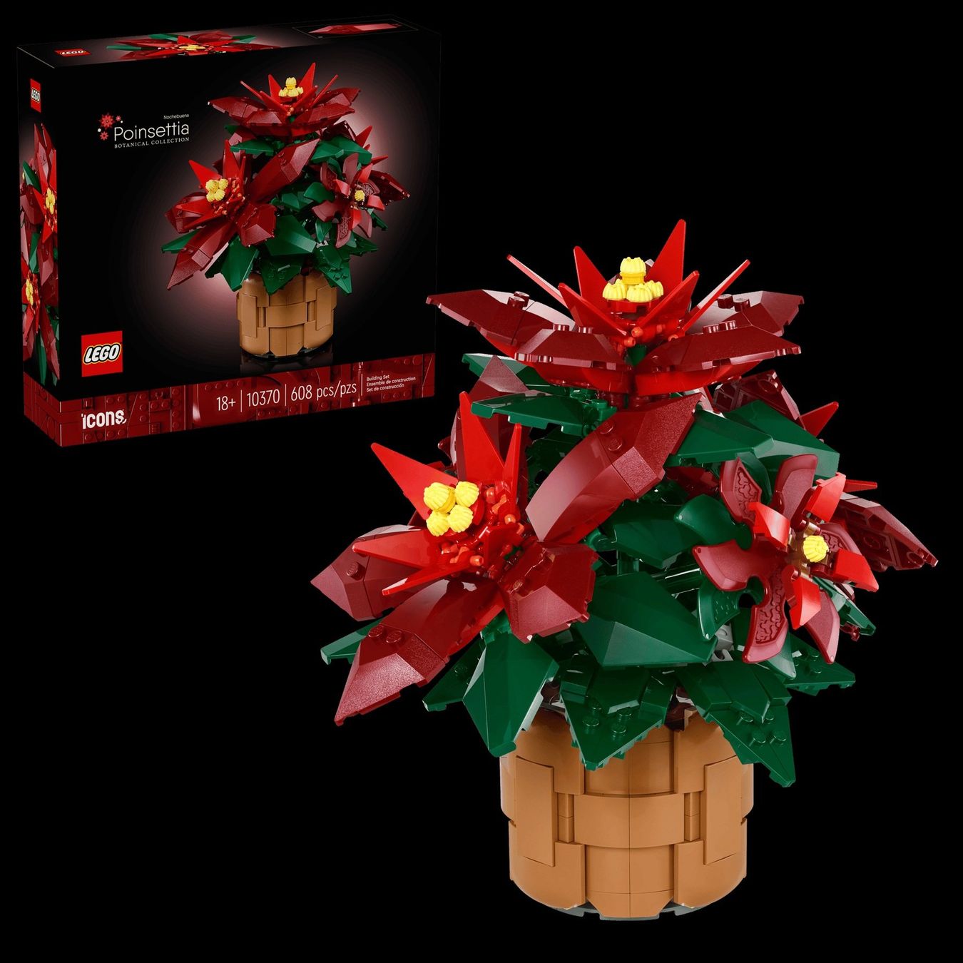 Lego Baukästen: Lego Botanik - Weihnachtsstern - Nr. 10370 – Neu und originalverpackt aus Schwarzenbach SG von Forky
