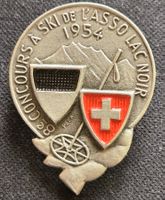 Concours de Ski L'ASSO Lac Noir 1954 Medaille Abzeichen