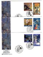 3 UNO Genf, Wien + New York FDC's ab 1 Franken