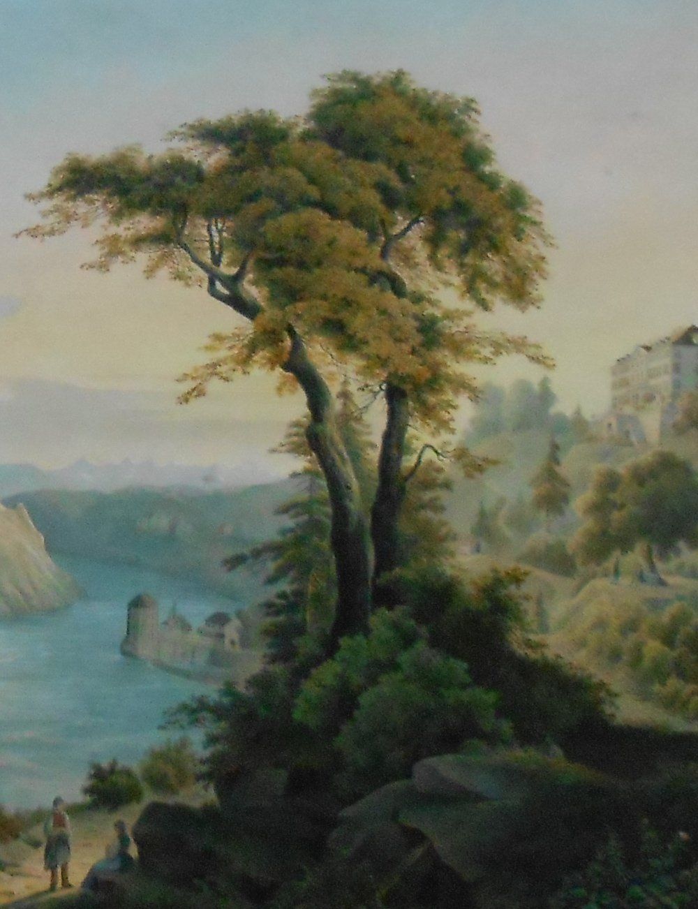 Incisioni: Rheinfall. Grossformatige Ansicht von ca 1880. – Usato da Basel venduto da Domba 3