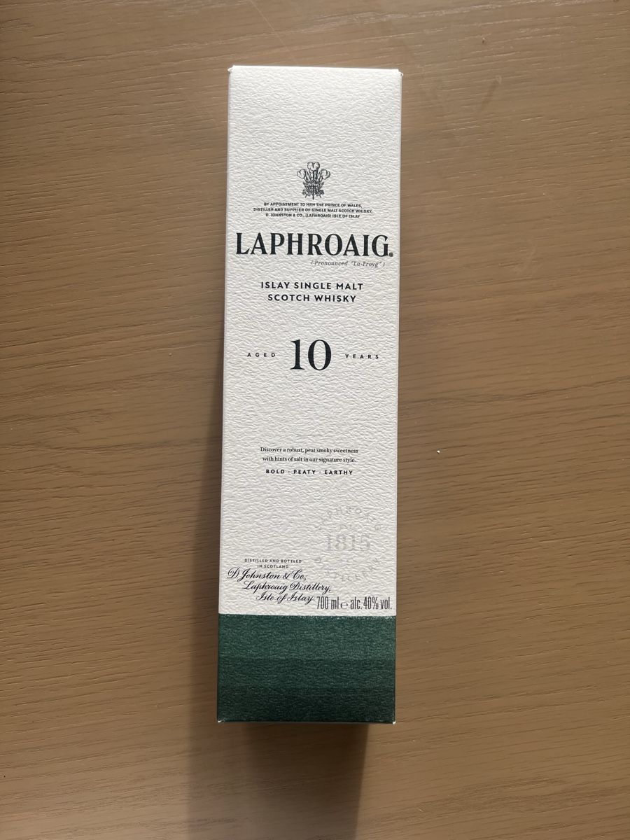 Laphroaig Spirituosen: Whisky 10 years Laphroaig – Neu und originalverpackt aus Roveredo TI von Sil.via.c.
