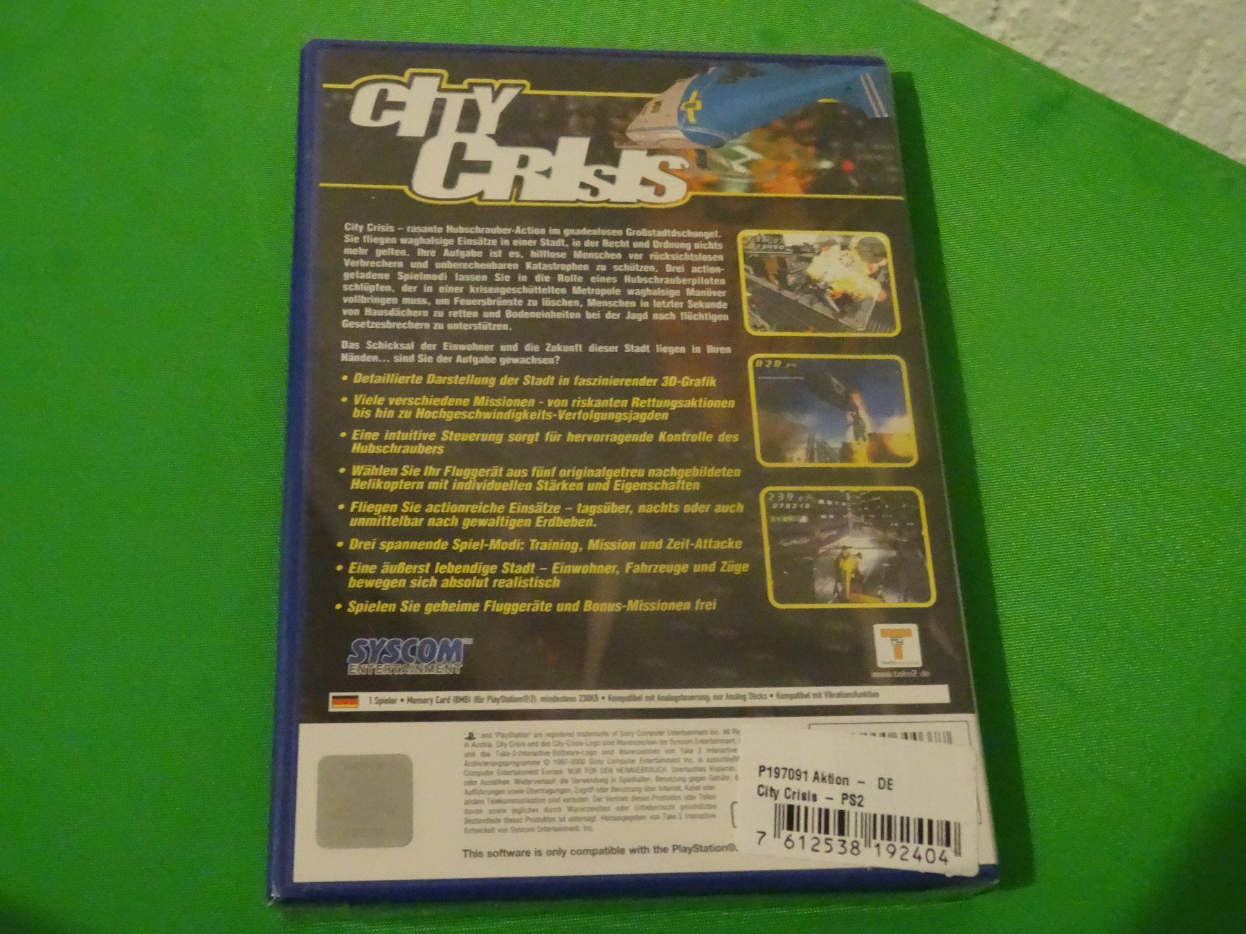 Sony Giochi: City Crisis PS2 NEUWARE??? – Nuovo (secondo la descrizione) da Olten venduto da Disc-Ausverkauf 1
