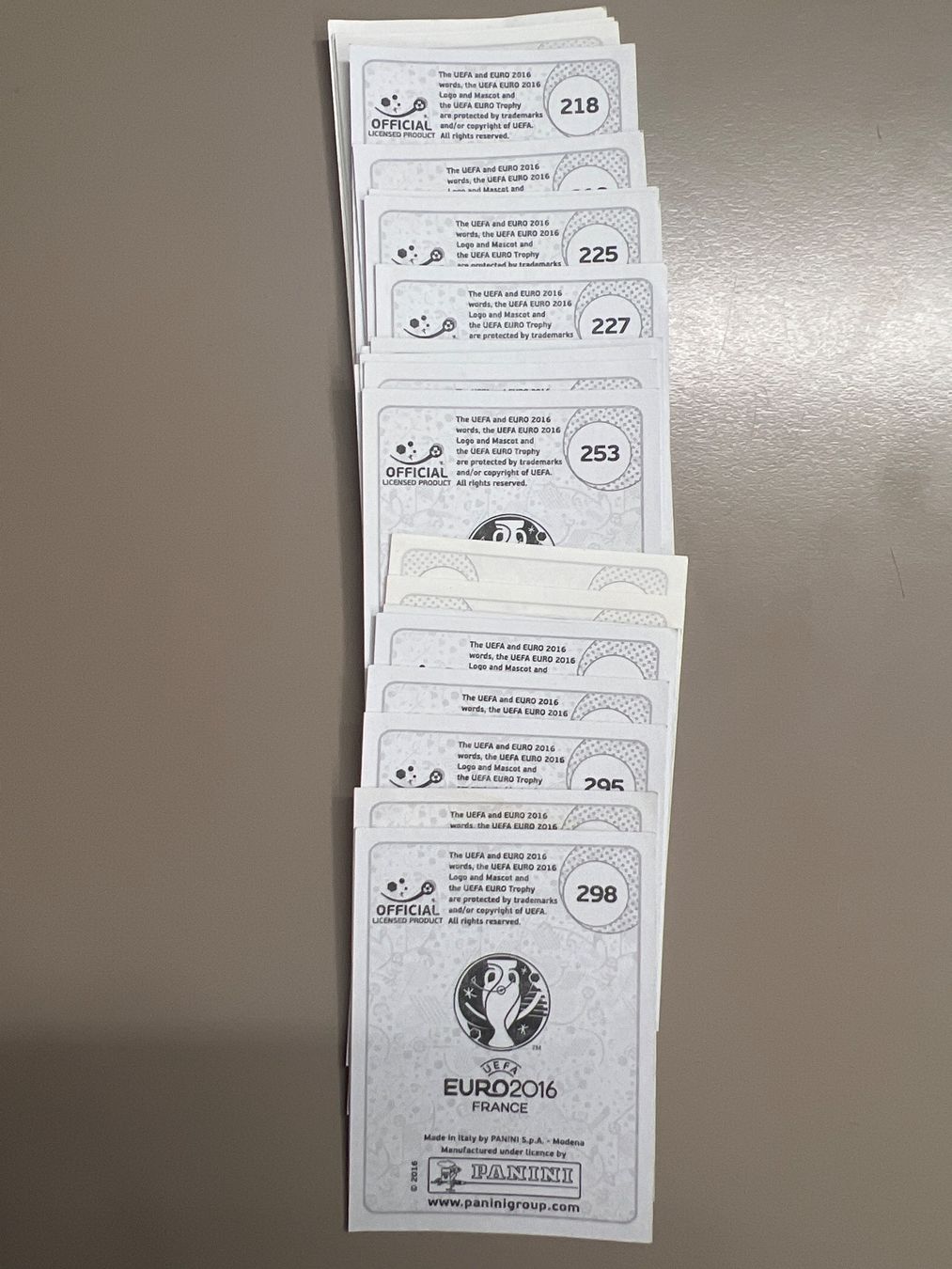 Panini Carte collezionabili: Panini EM 2016 Frankreich Nr.200-299 – Nuovo (secondo la descrizione) da Dietikon venduto da Emoruk