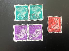 CH 1935 Portomarken 14Bz-14Bz super gestempelt (4750)