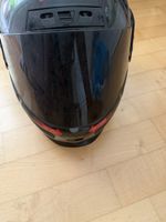 Motorradhelm schwarz gebraucht mit Visier