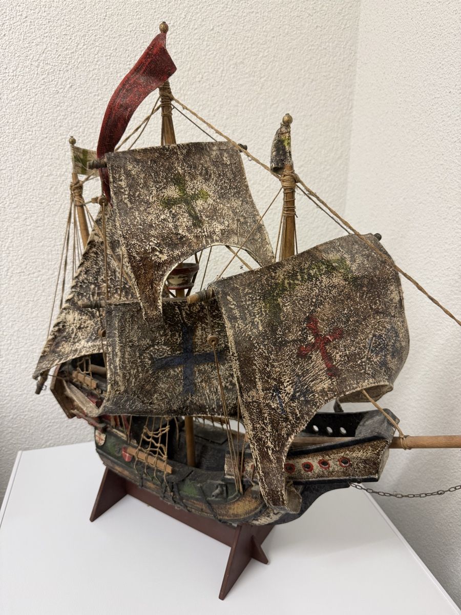 Kit di modellismo & Modellini statici: Schiffsmodell Segelschiff Modell Schiff Santa Maria – Usato da Goldach venduto da Messerguru 5