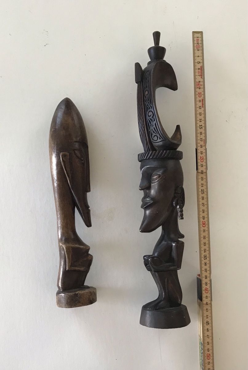 Skulpturen & Statuen: Statuettes africaines authentiques - décor d'automne! – Gebraucht aus Penthaz von Petrus45 3