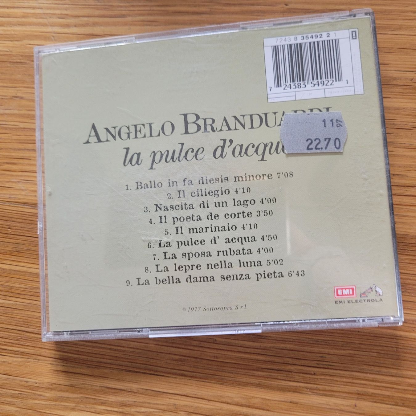 CD: CD Angelo Branduardi – Usato da Biel/Bienne venduto da Destockweb 3