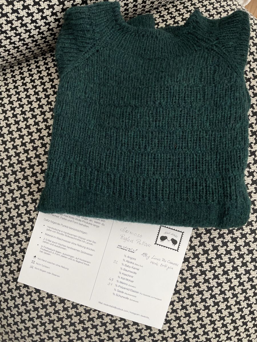 Maglioni & Felpe: Pullover, handgestrickt, verde bottiglia 46 – Nuovo e nell'imballaggio originale da Zürich venduto da echt01 5