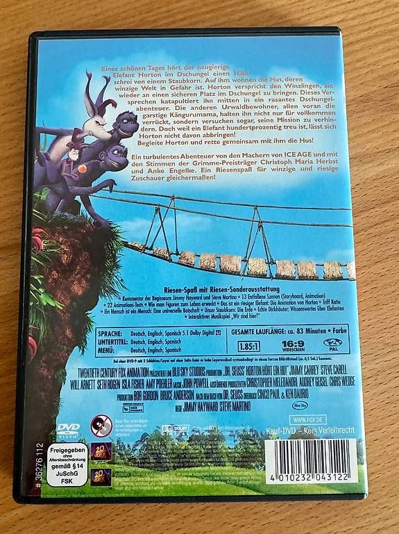 Tutti i DVDs: DVD - Horton hört ein Hu! – Usato da Gersau venduto da walin_6442 2