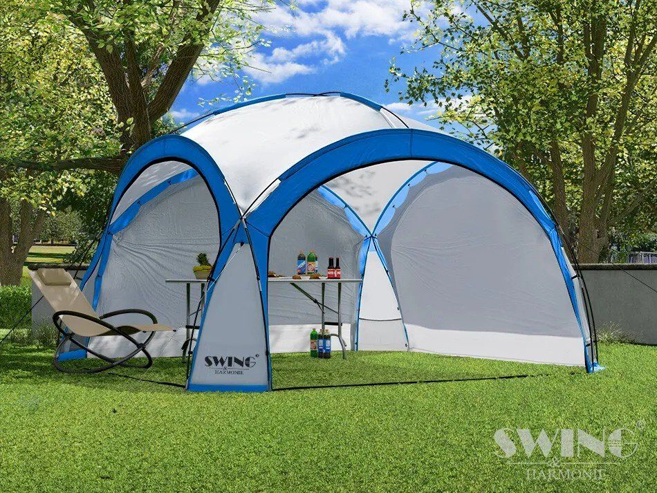 Tentes & Pavillons: LED Event Pavillon 3,60 m Blau – Neuf avec emballage d'origine à Bottighofen par zaap 4
