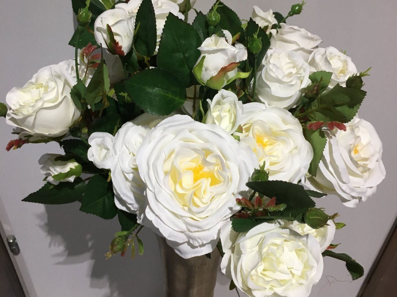 Piante & sementi: Kunstpflanze/Rosen Farbe weiss – Nuovo e nell'imballaggio originale da Volketswil venduto da rubin74 1