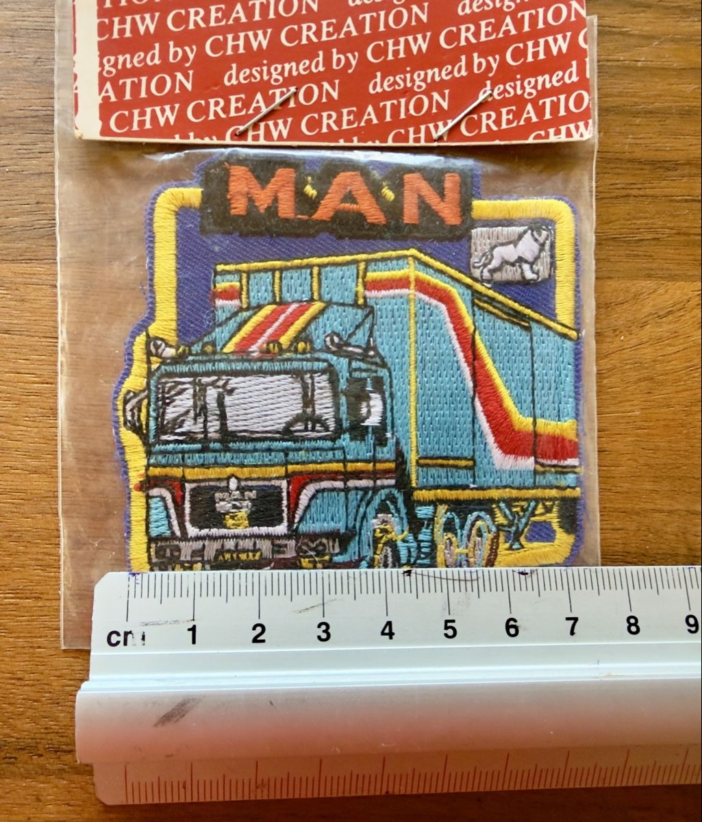 Patches: Aufnäher Stick Stoff Patch MAN – Neu (gemäss Beschreibung) aus Haegendorf von Chruege