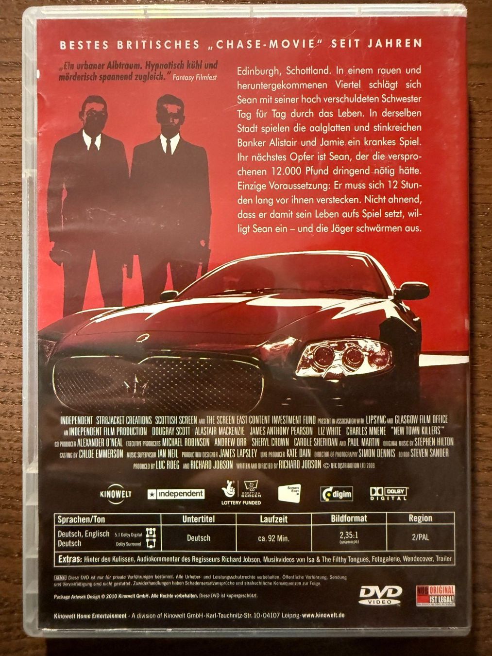Tutti i DVDs: New Town Killers – Usato da Zürich venduto da FilmFreunde 1