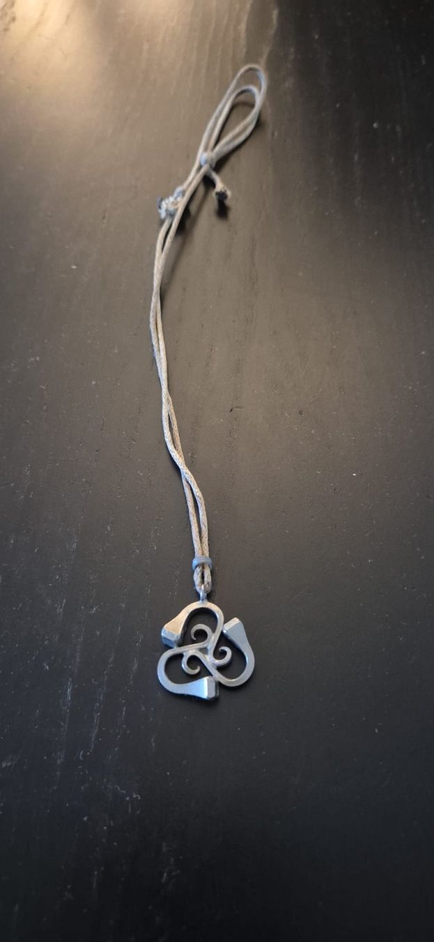 Anhänger: Pendentif clou fer à cheval triskel – Gebraucht aus Genève von Naheu 1
