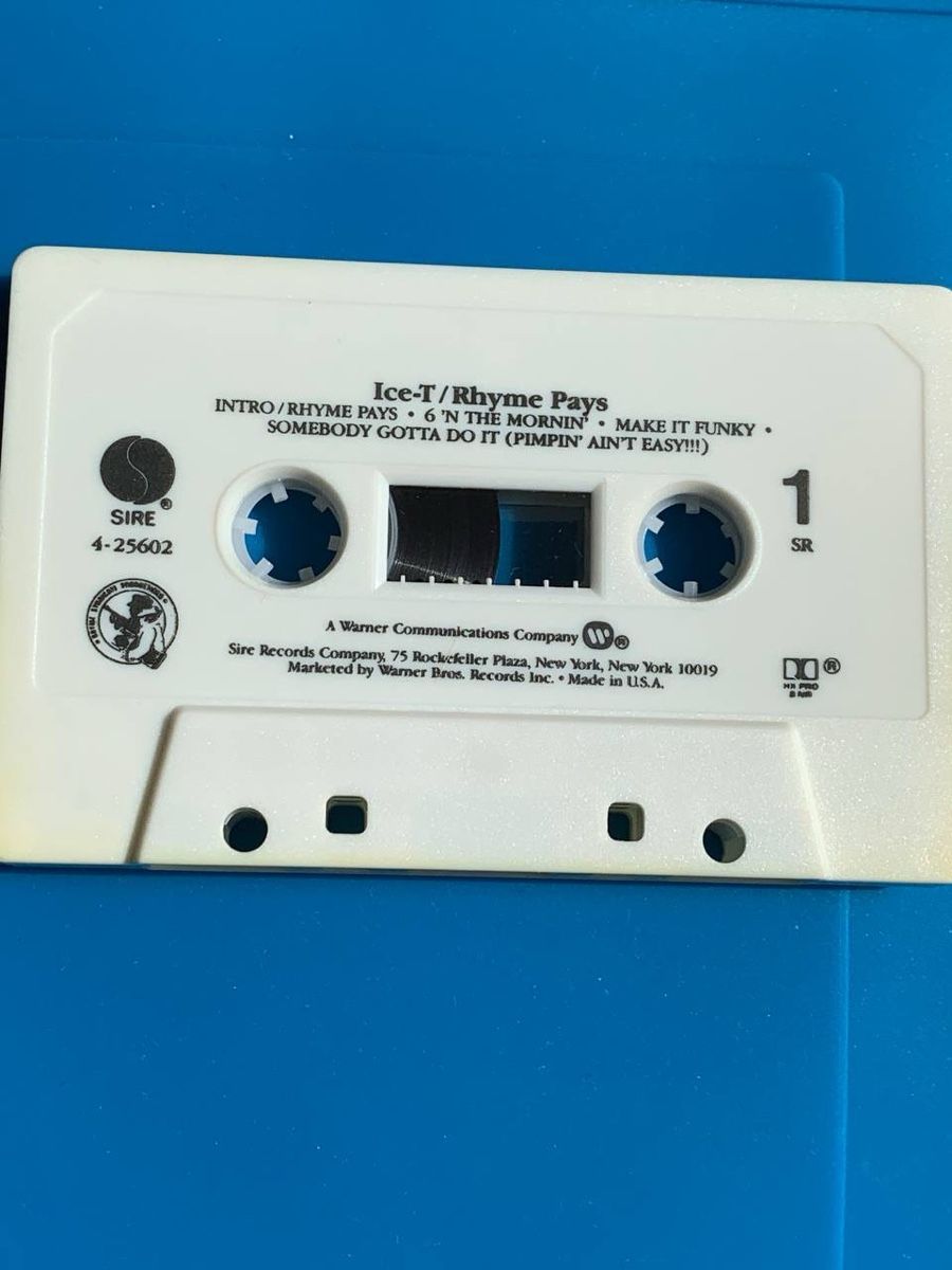 Musicassette: Ice-T - Rhyme Pays MC – Usato da Schaan venduto da nan_2pg2 2