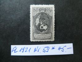 FL 1921 Nr. 59 ungestempelt *