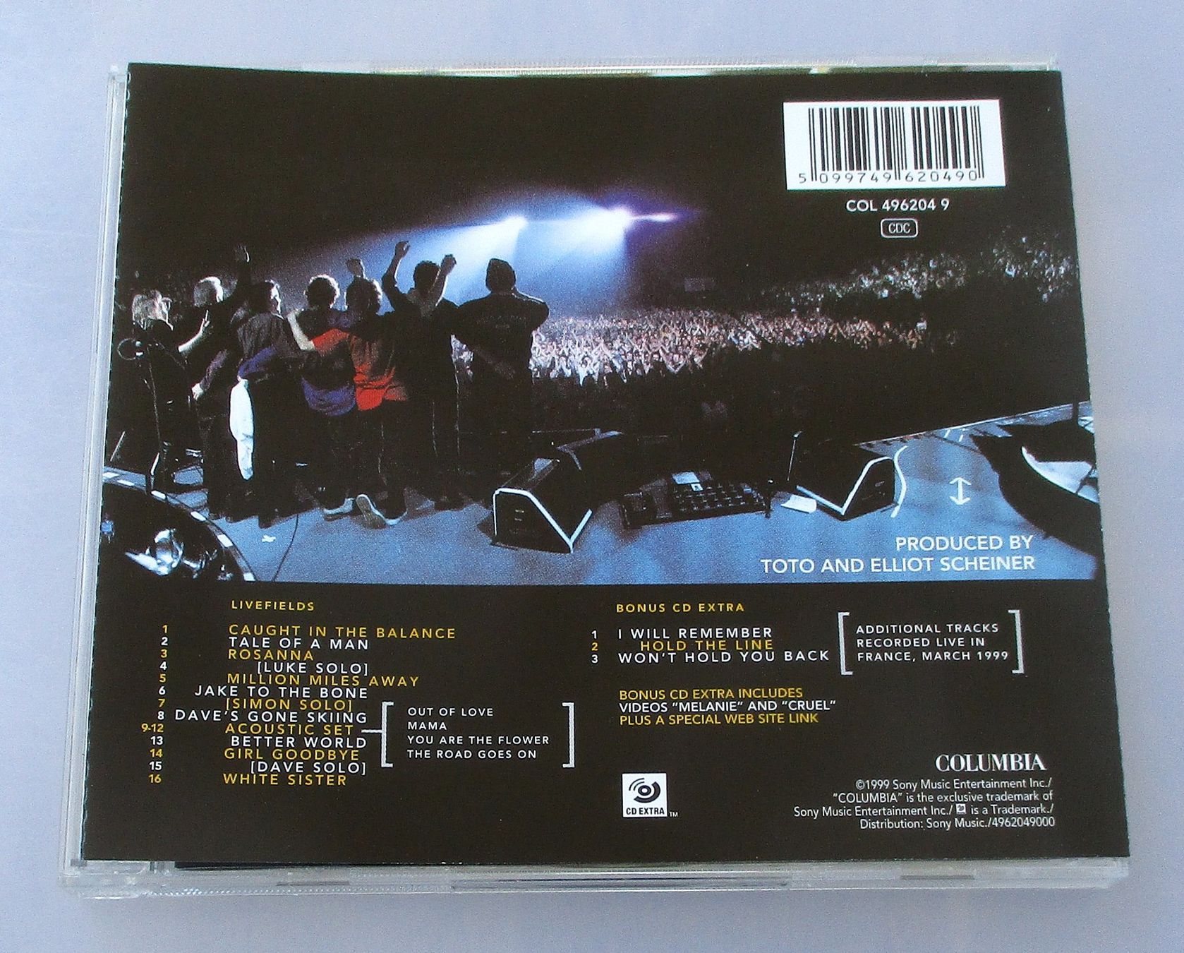 CDs: TOTO - Livefields - Ltd. Edition 2-CD – D'occasion à Wattwil par Muriel11 1