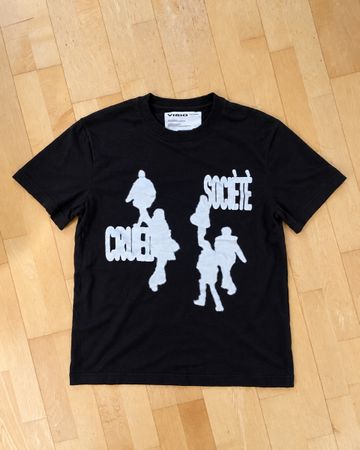 T-Shirt Visio Cruel Societe schwarz Grösse S guter Zustand