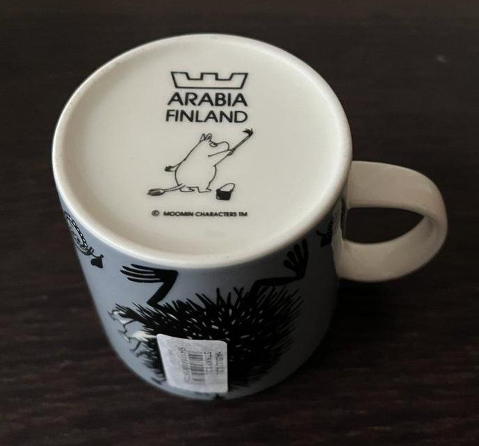 Iittala Arabia Moomin Tasse "Love" – 300 Ml Porzellanbecher Mit Henkel, Mikrowellen- & Spülmaschinenfest