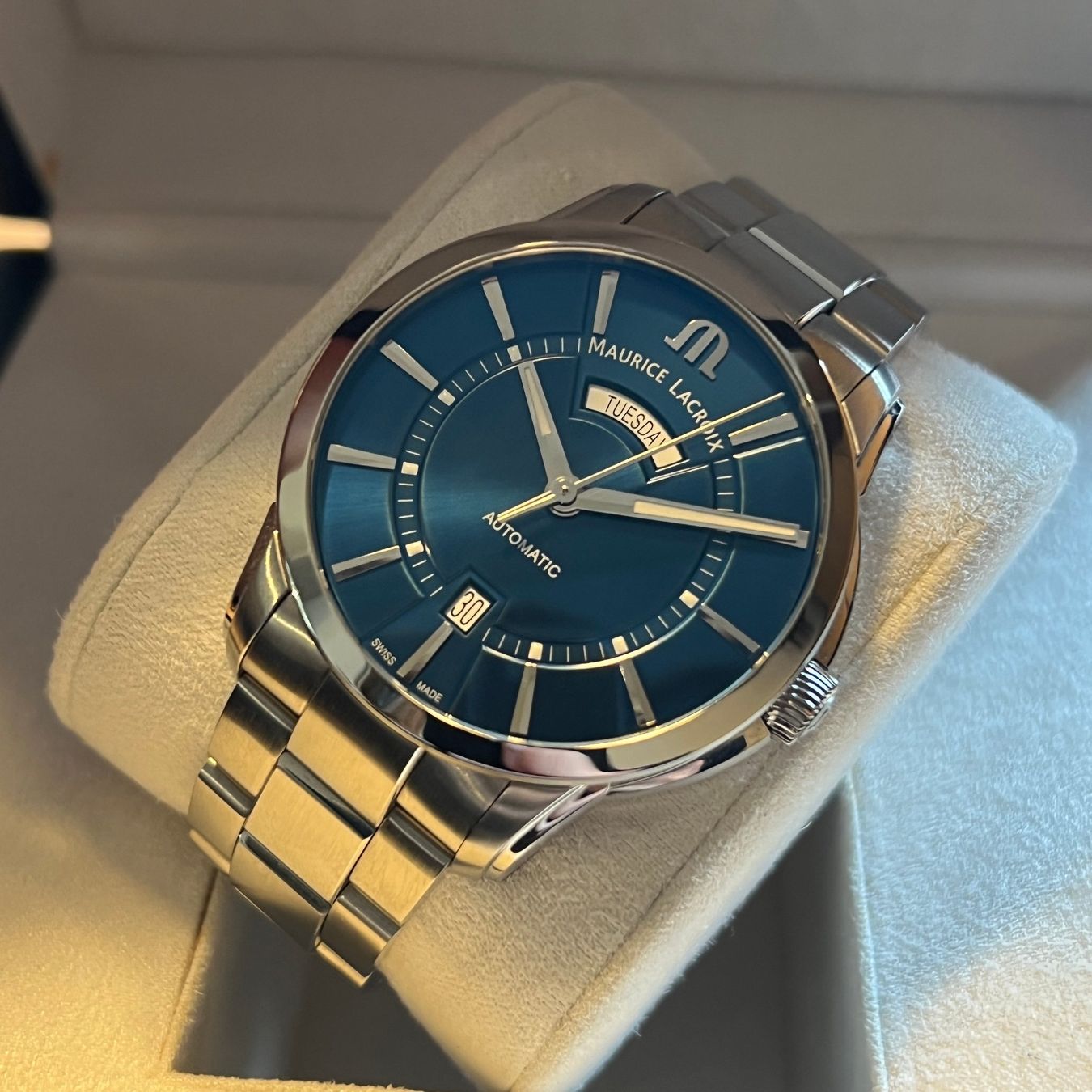 Maurice Lacroix Uhren: FLASH SALE Maurice Lacroix Pontos Day-Date PT6358 – Gebraucht aus Carouge GE von Watchaser 8