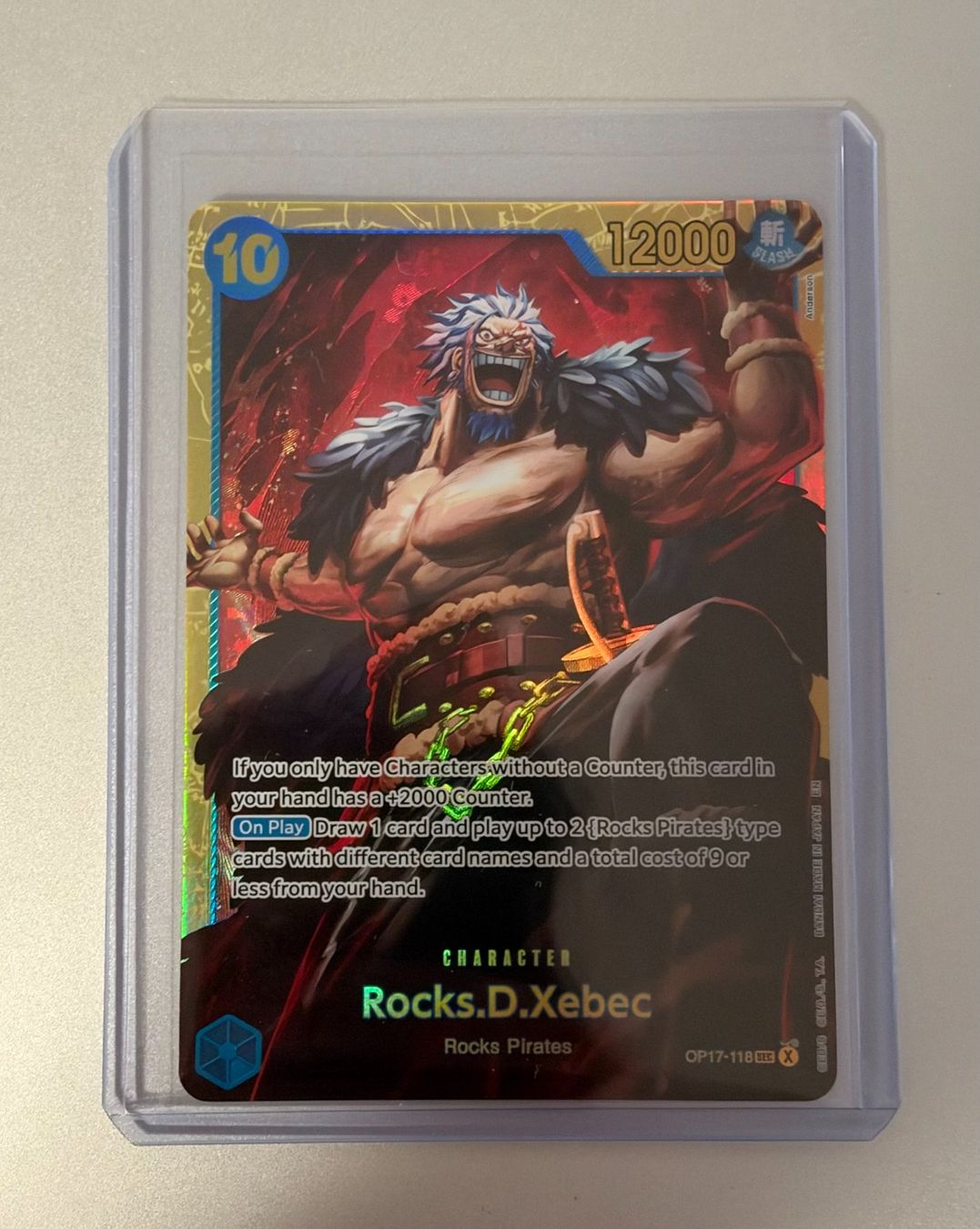 Bandai Cartes à collectionner: Rocks D Xebec - OP17-118 SEC EN – D'occasion à Spreitenbach par Alby_