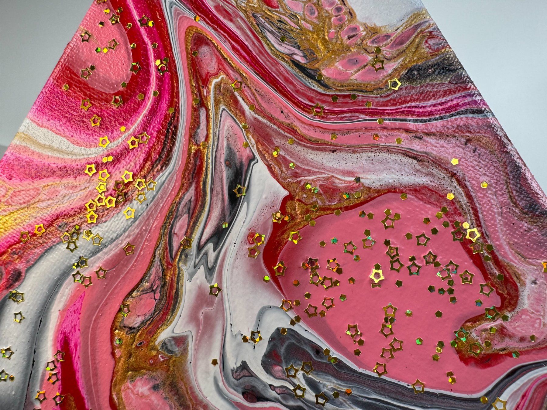 Dipinti: Acryl-Flüssigmalerei, Dreieck – Usato da Schlieren venduto da MayaSheng1983 1
